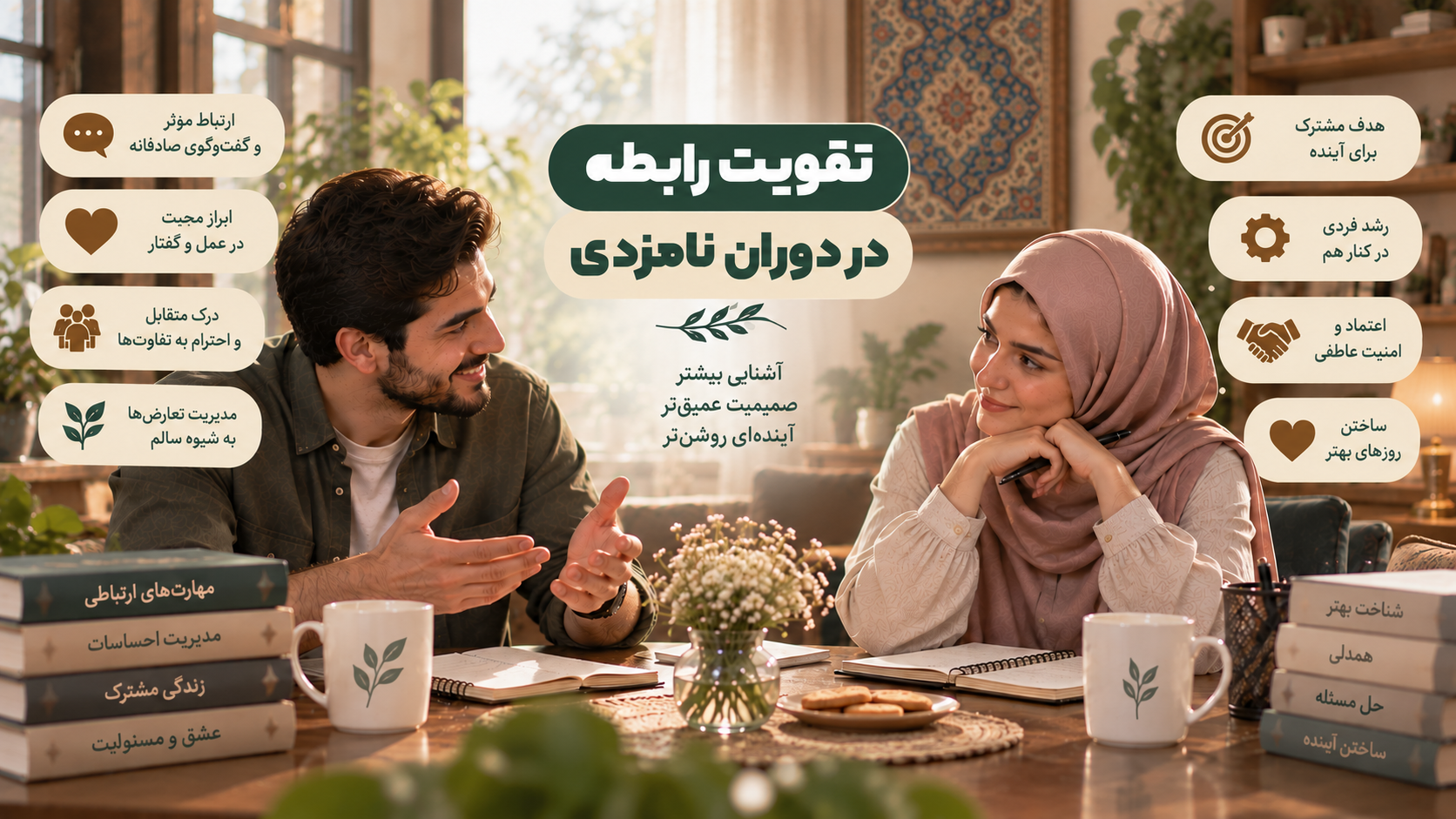 ویتامین رابطه | ۱۱ عامل که به تقویت رابطه همسران جوان کمک میکند