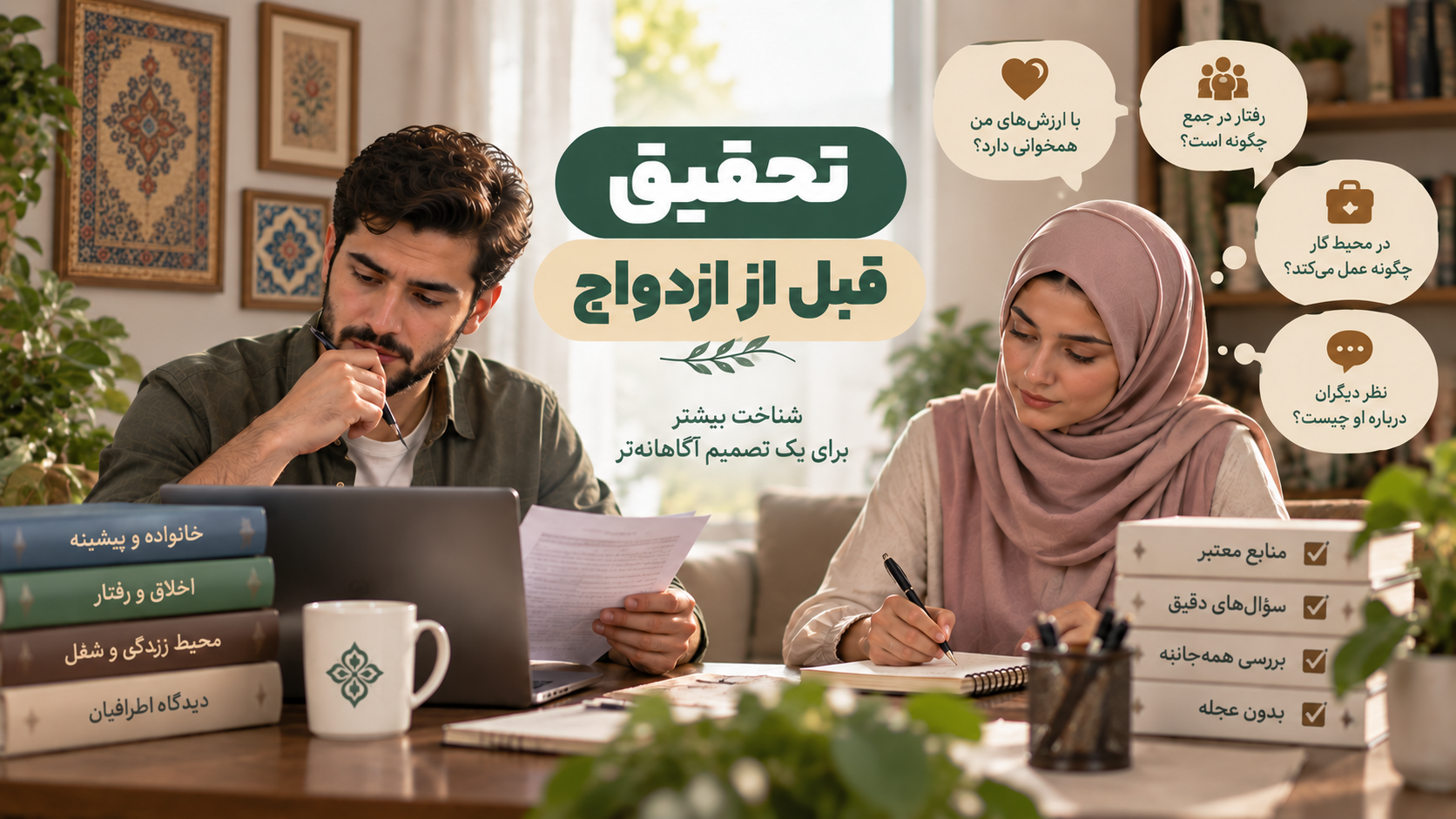 گامبهگام تحقیق اصولی برای ازدواج