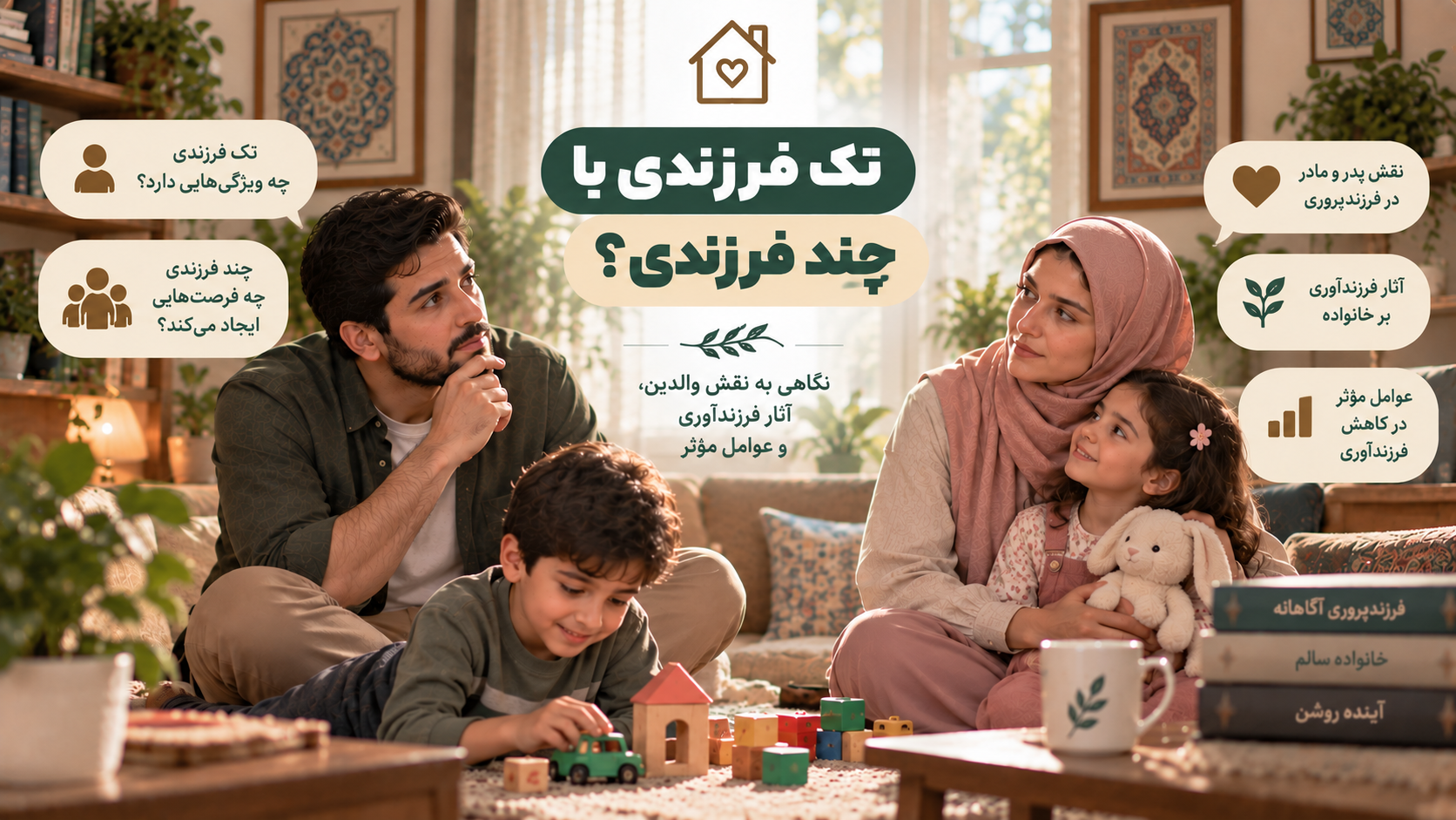مقایسه تک فرزندی ها با چند فرزندی ها